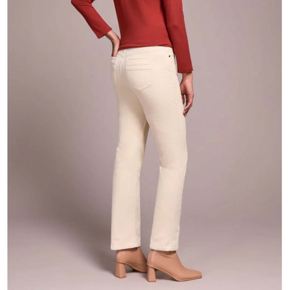 NWT Tribal Straight Leg Stretch Corduroy Pant - Moonstone - 12 14 - Picture 2 of 9